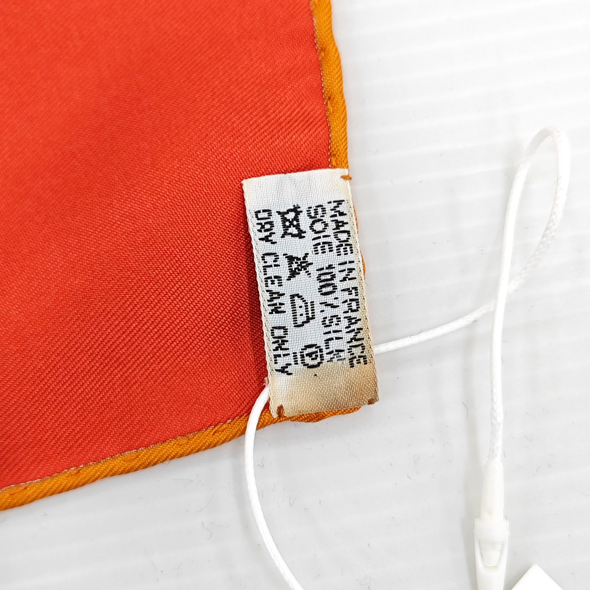 Mulberry Silk Silk Scarf Orange