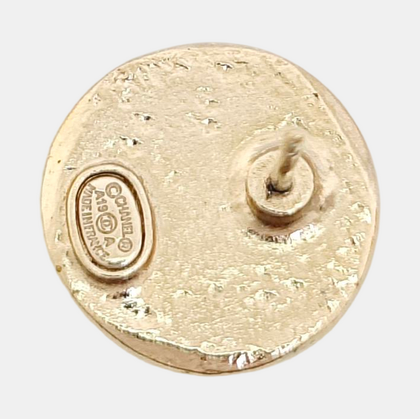 Metal Gold Stud Earrings