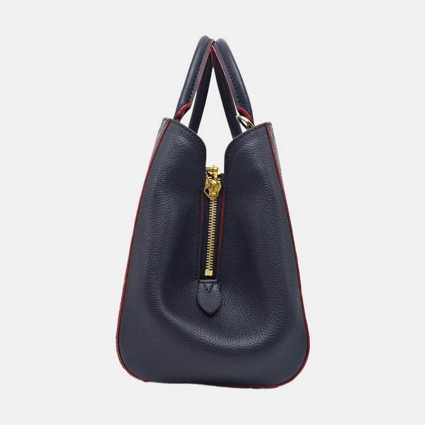 MONTAIGNE MM Monogram Calfskin Blue