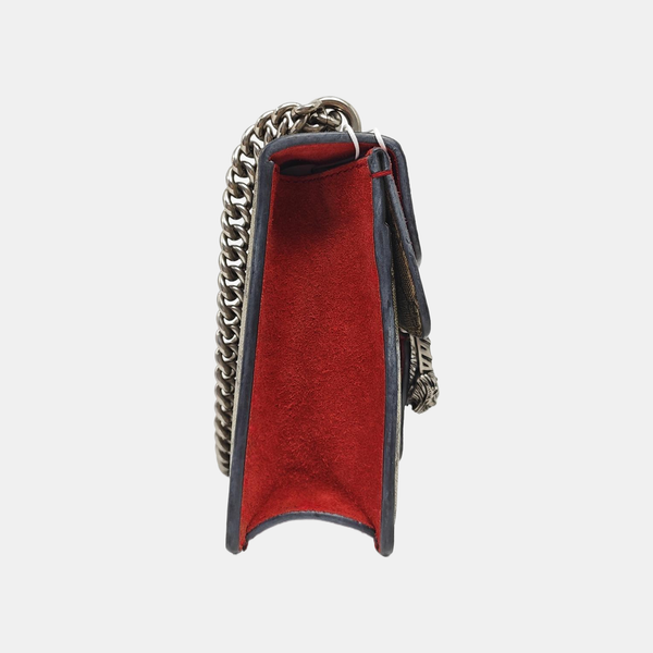 Dionysus Mini Monogram Coated Canvas Beige