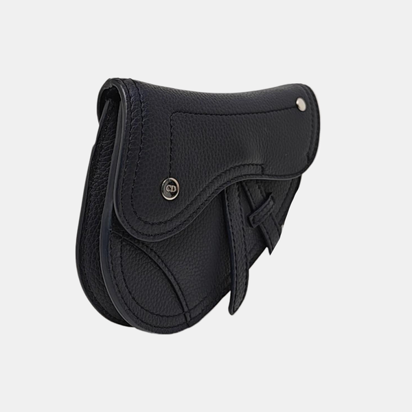 Saddle Mini Calfskin Blue