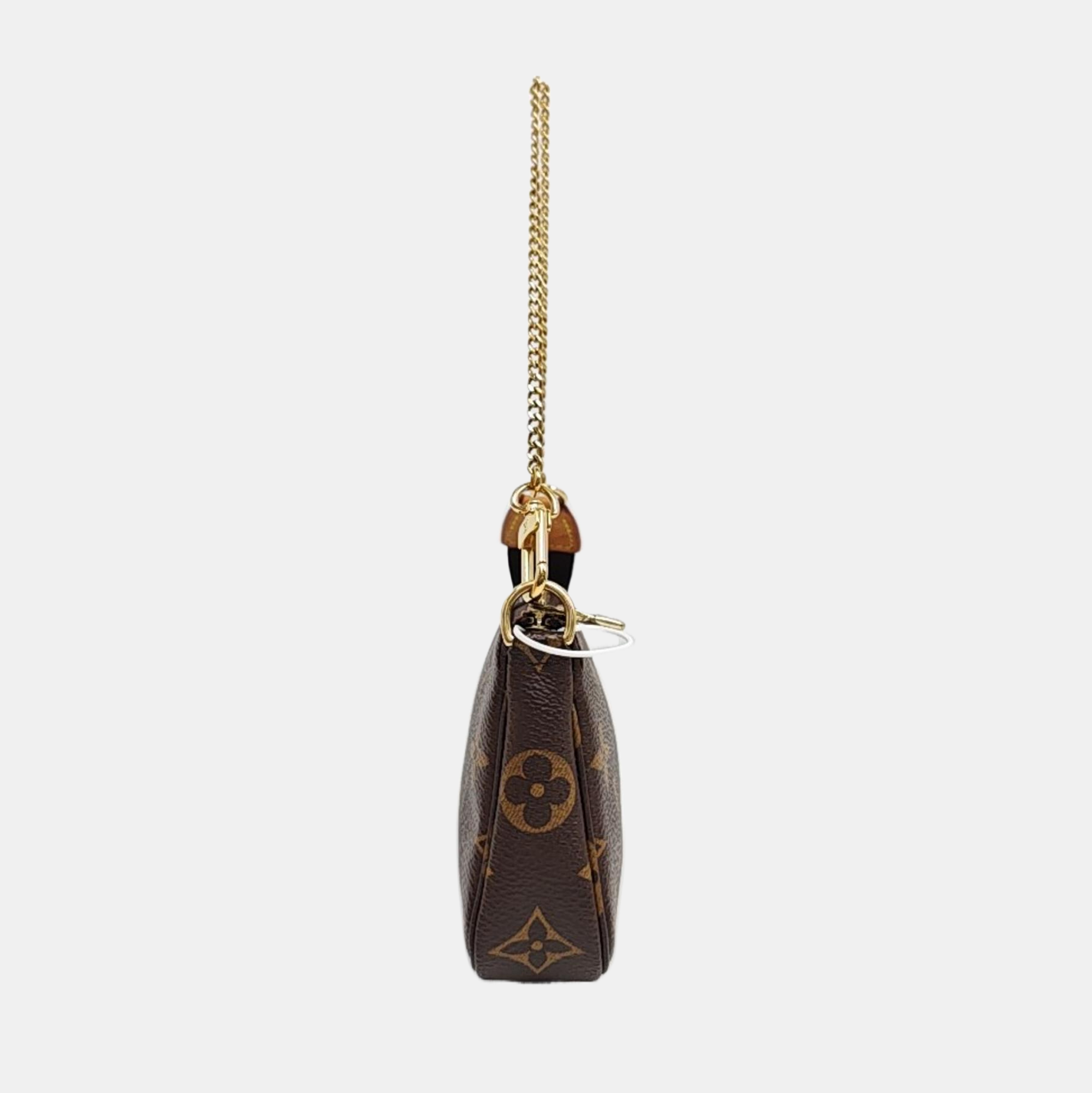 ACCESSOIRES Mini Monogram Coated Canvas Brown