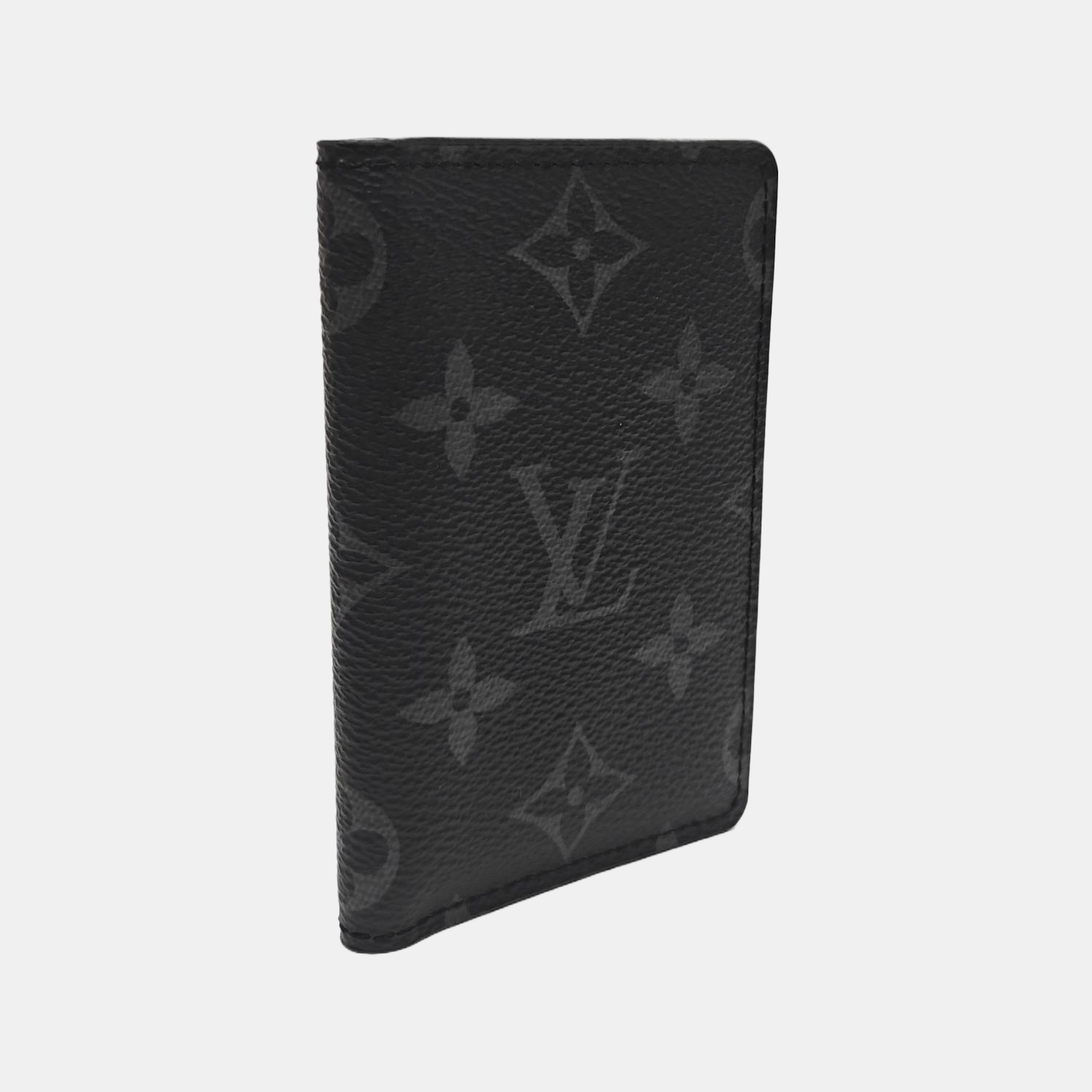 Monogram Coated Canvas Card Holder Mini Black