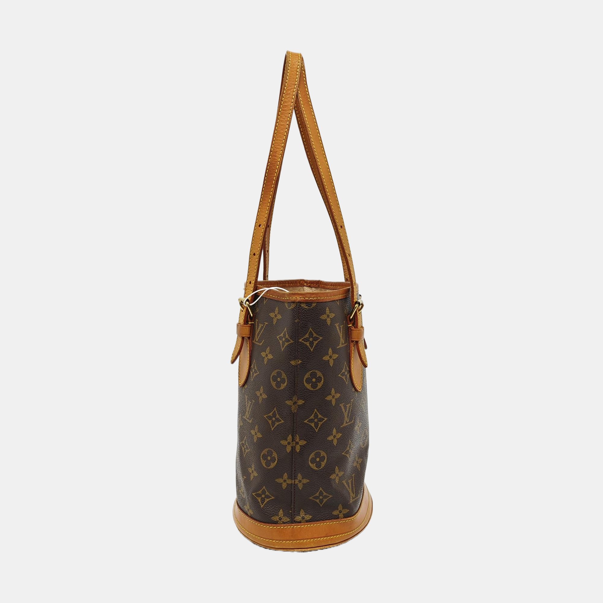 BUCKET PM Monogram Coated Canvas Brown