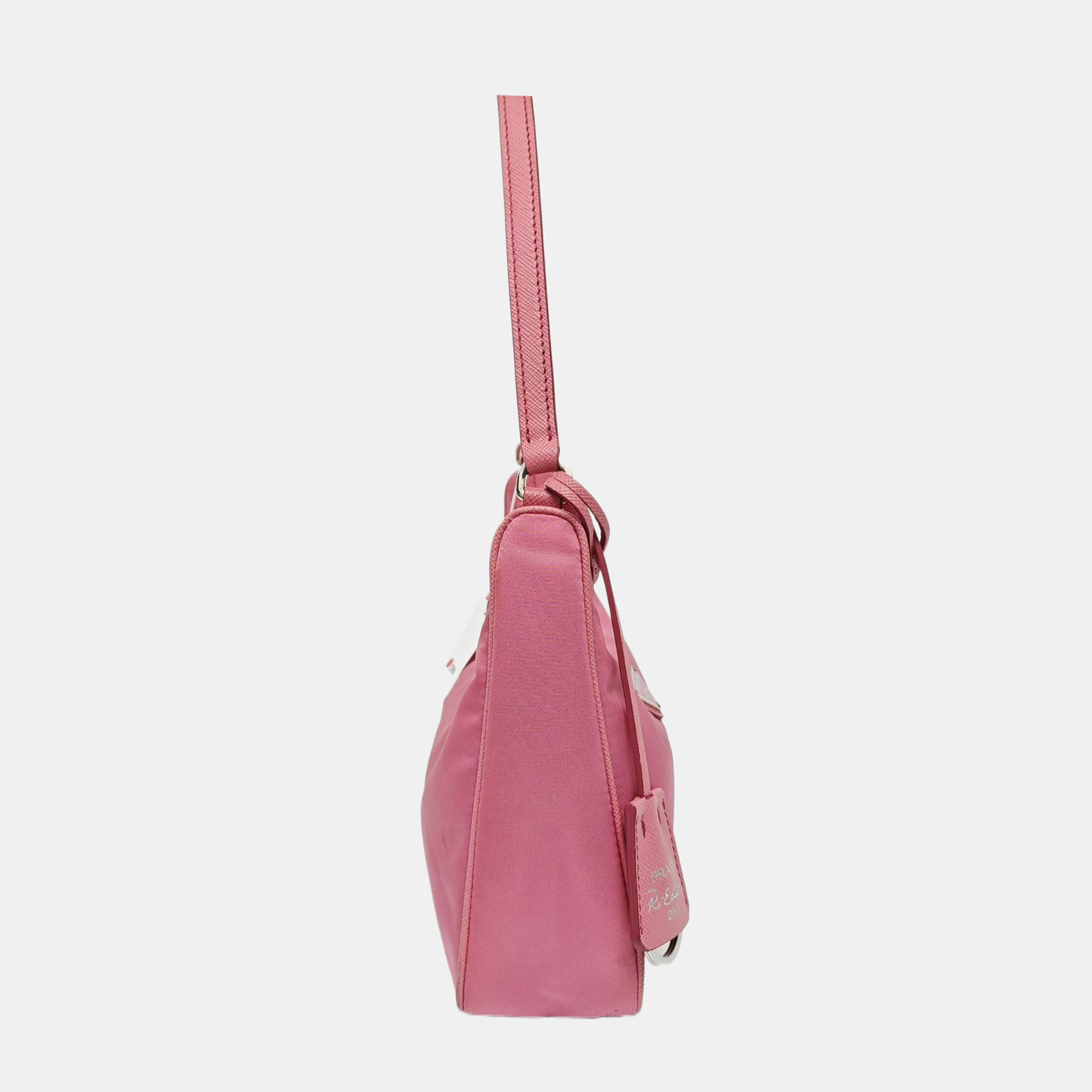 Authenticated pre-owned  Re-Edition2005 Mini Nylon Red - Top Handle Bag at Looply