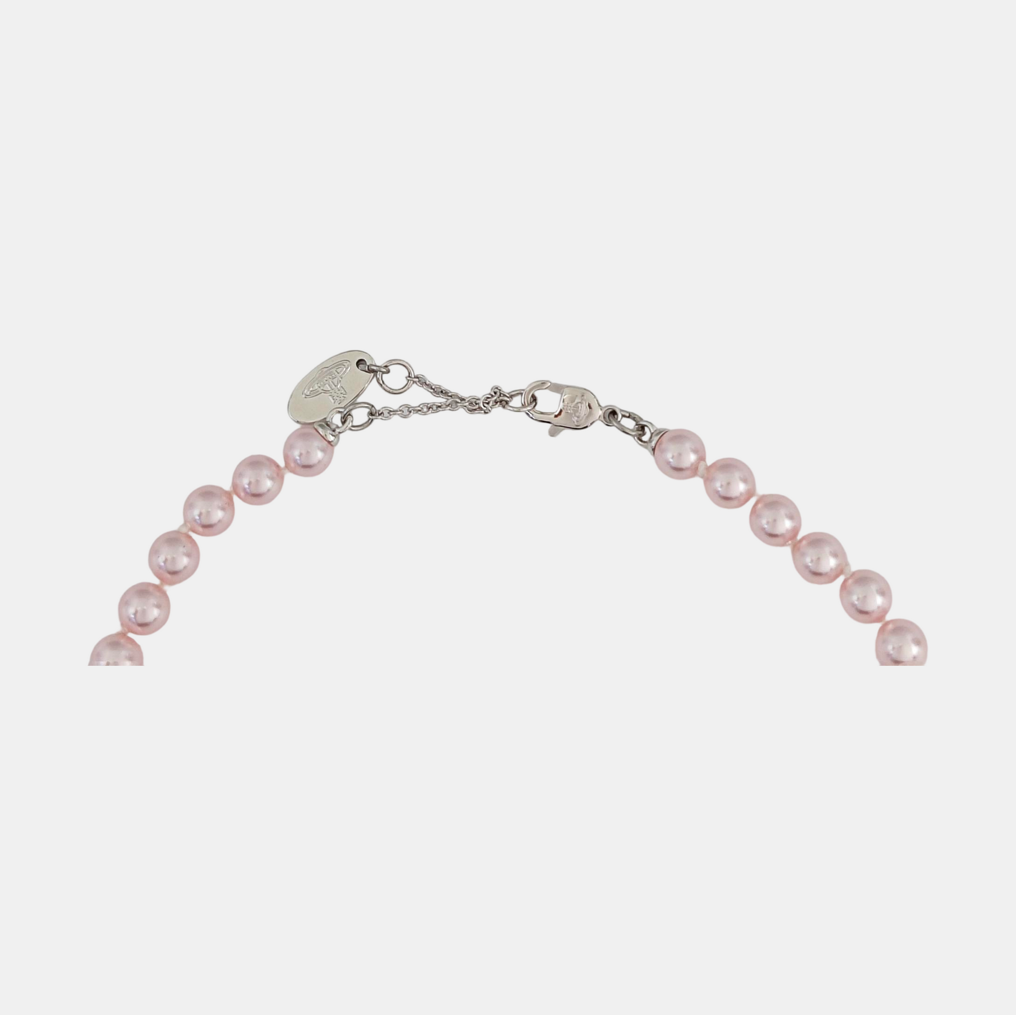 Faux Pearl Pink Necklace