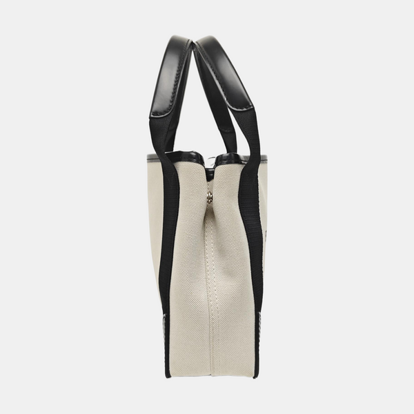 Navy Mini Canvas White