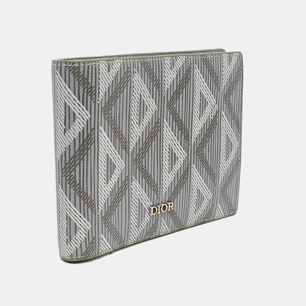 Coated Canvas Wallet Gray