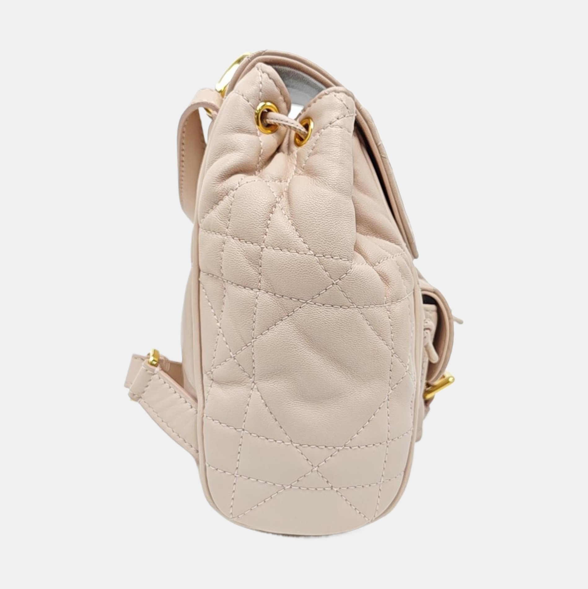 Dior Caro Small Cannage Lambskin Pink