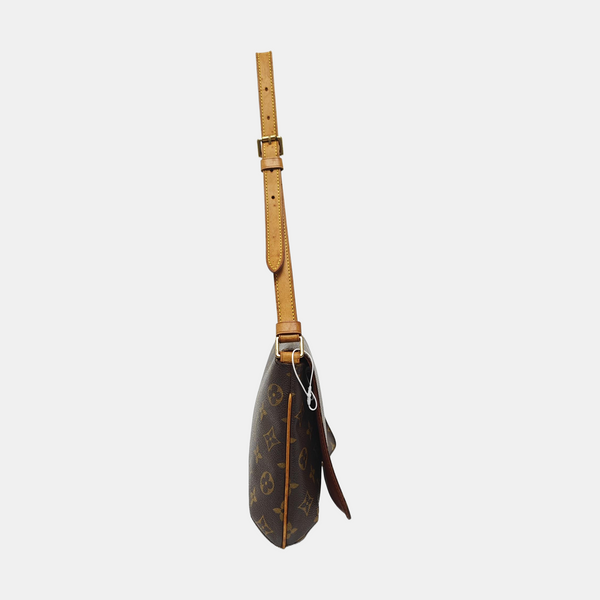 MUSETTE TANGO Monogram Coated Canvas Brown