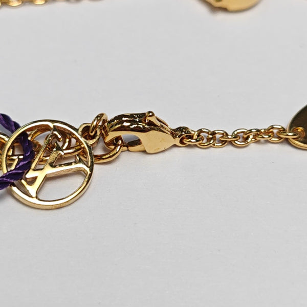 LV & ME Metal Gold Bracelet