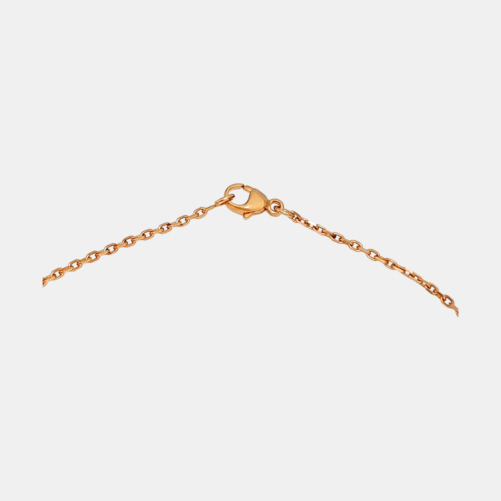 Pop H Metal Rose Gold Necklace