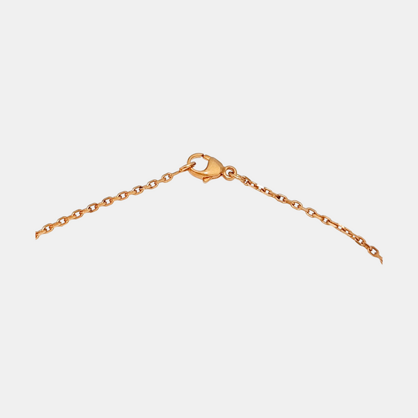 Pop H Metal Rose Gold Necklace