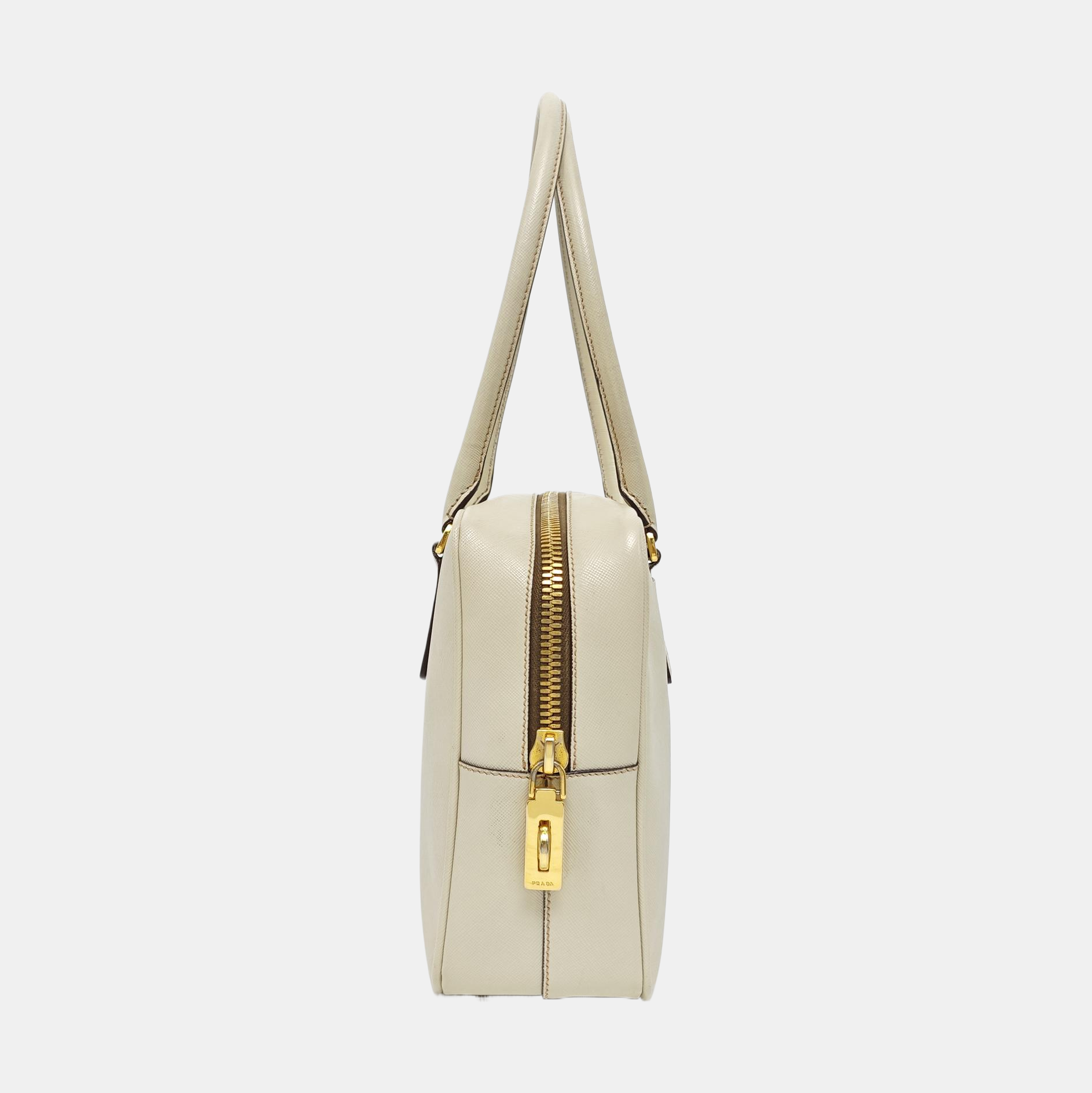 Calfskin Shoulder Bag Beige