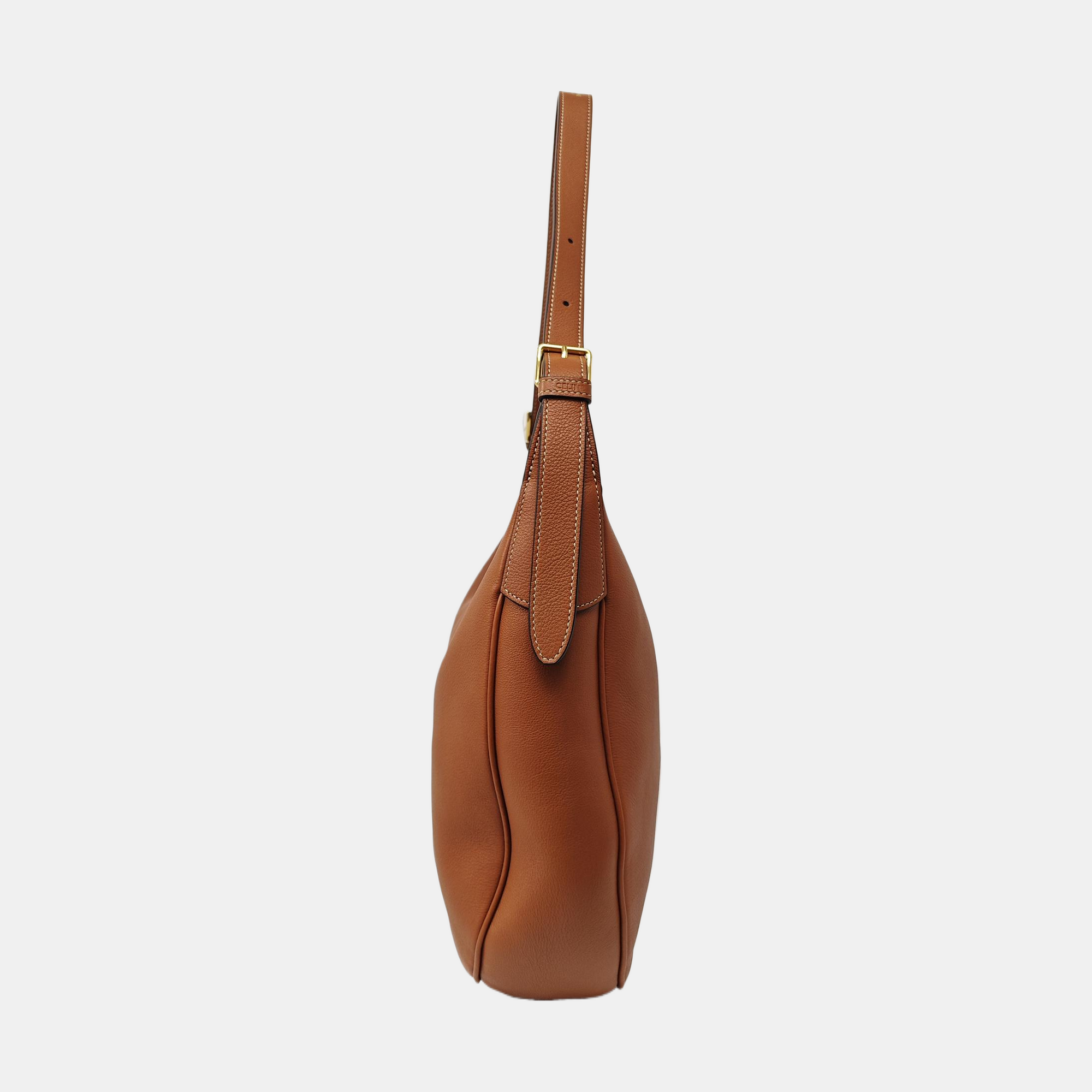 HELOÏSE TRIOMPHE Medium Calfskin Yellow