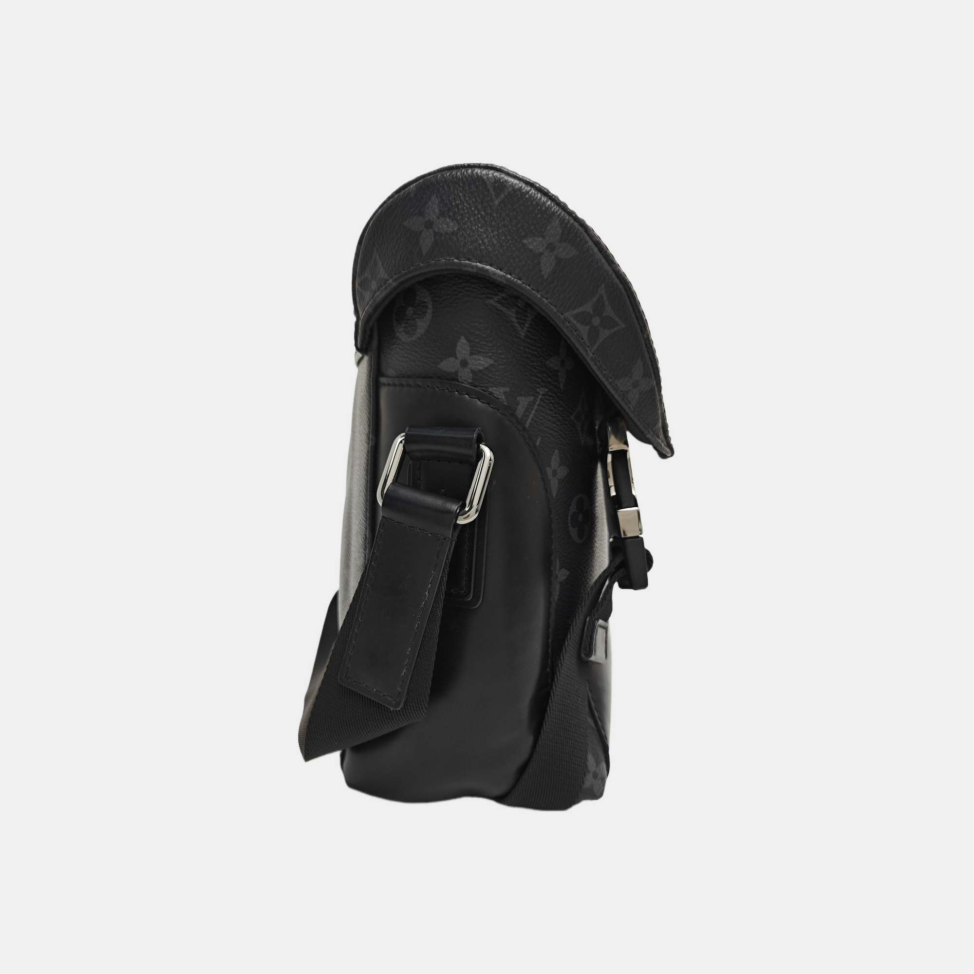 VOYAGER PM Monogram Coated Canvas Black