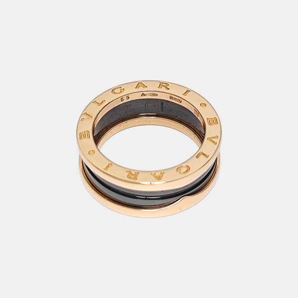 B.ZERO1 18k Rose Gold Ring EU 55