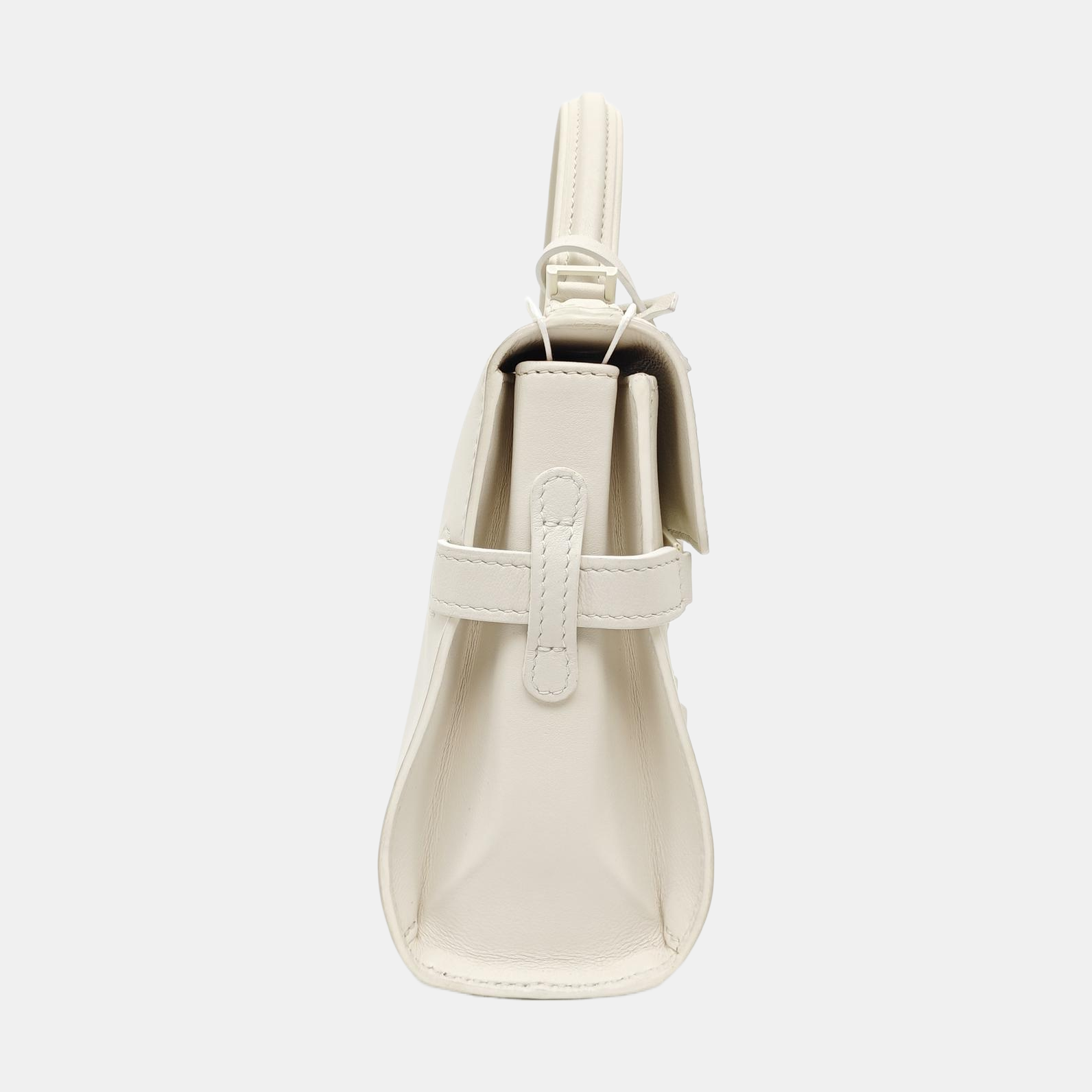 Tempête Small Calfskin White