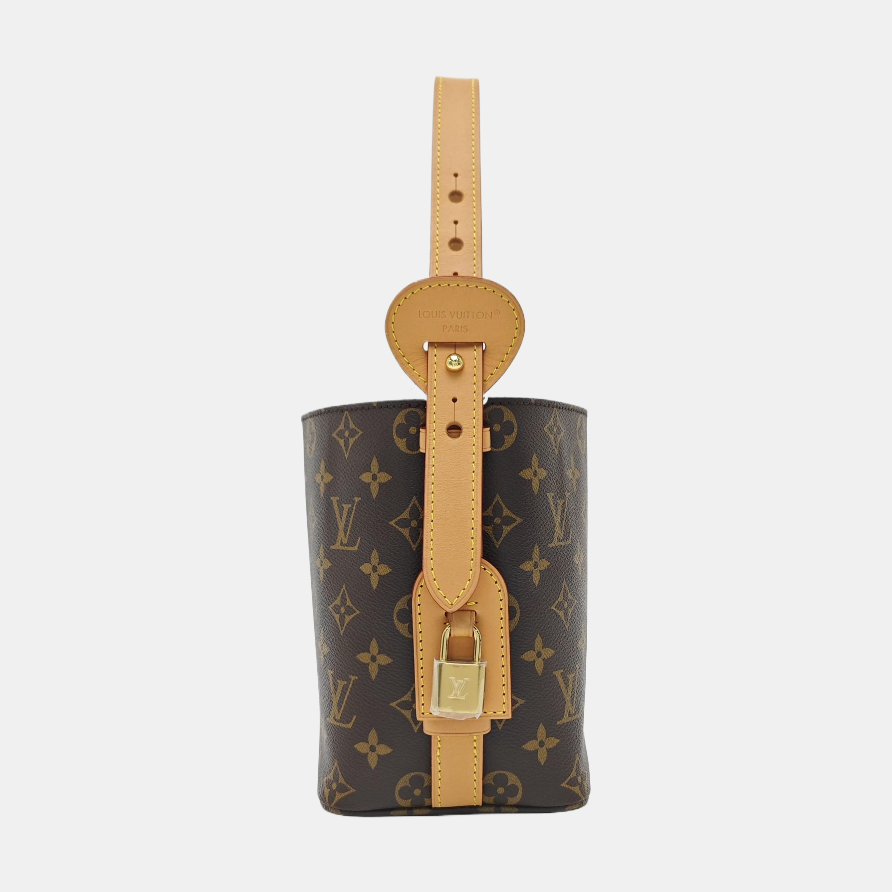 ALL IN Monogram Coated Canvas Brown