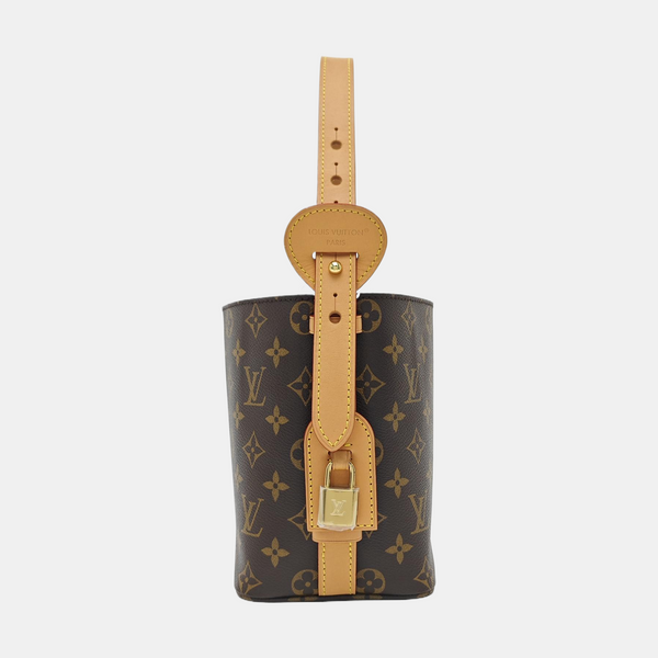 ALL IN Monogram Coated Canvas Brown