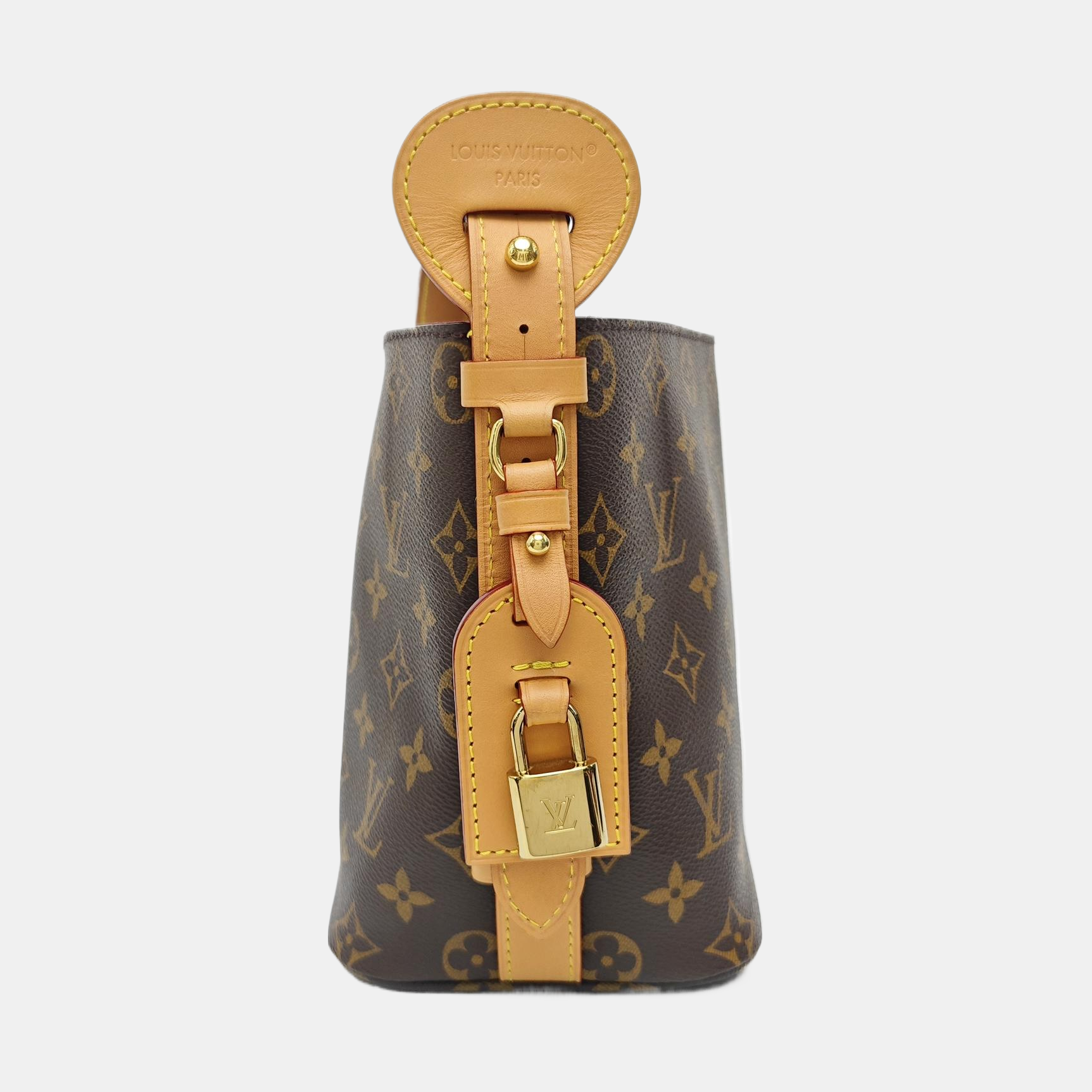 ALL IN Monogram Coated Canvas Brown