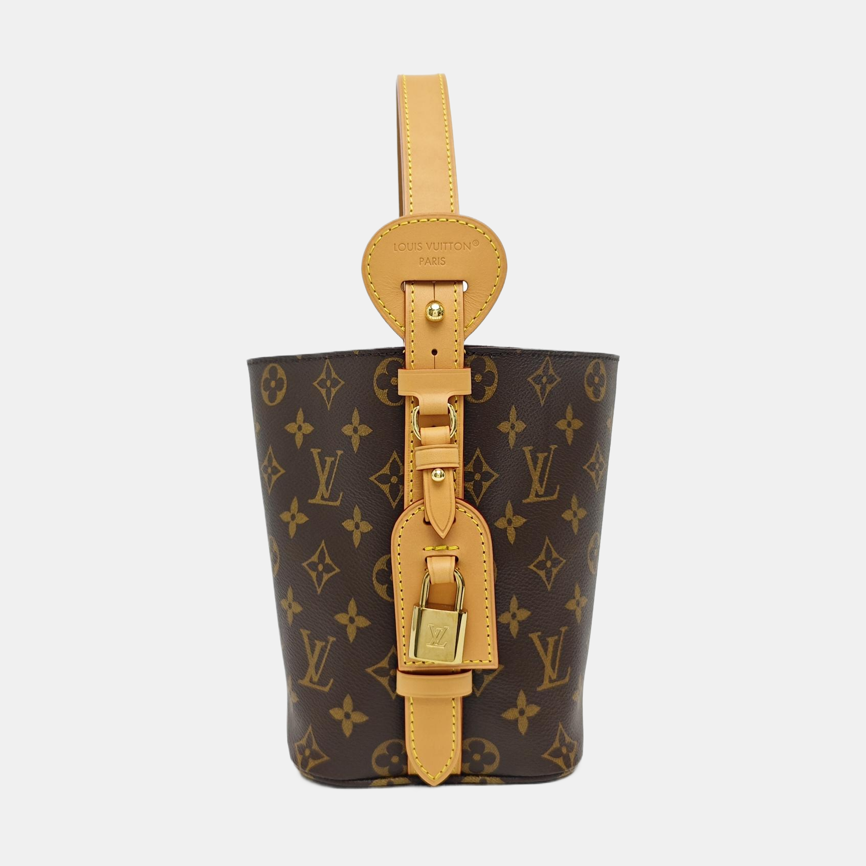 ALL IN Monogram Coated Canvas Brown
