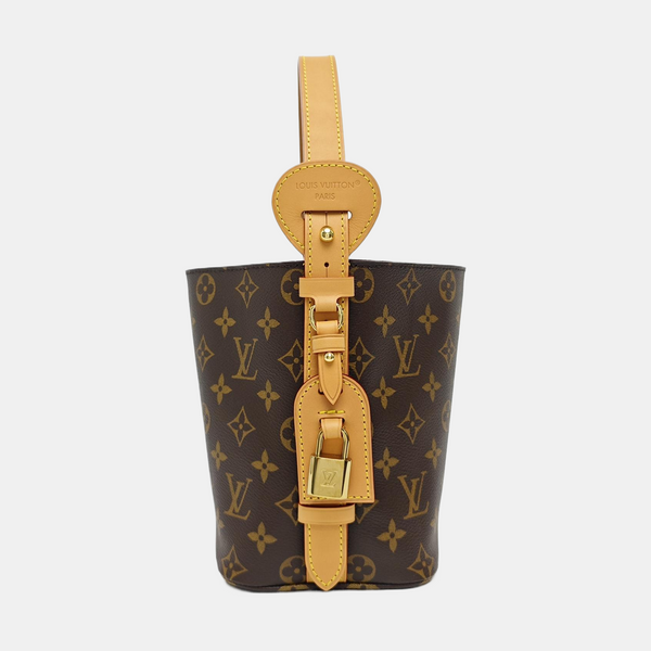 ALL IN Monogram Coated Canvas Brown
