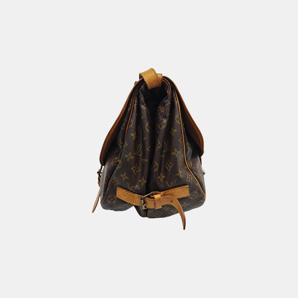 SAUMUR 43 Monogram Coated Canvas Brown