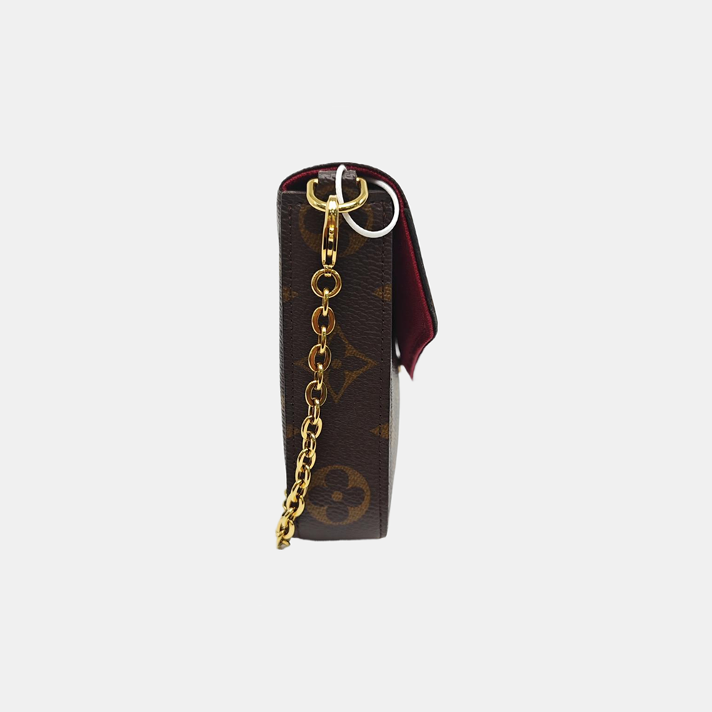 FÉLICIE Monogram Coated Canvas Brown