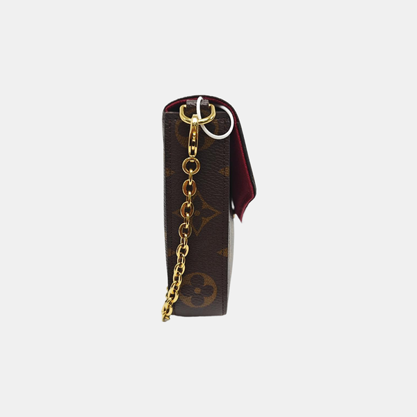 FÉLICIE Monogram Coated Canvas Brown