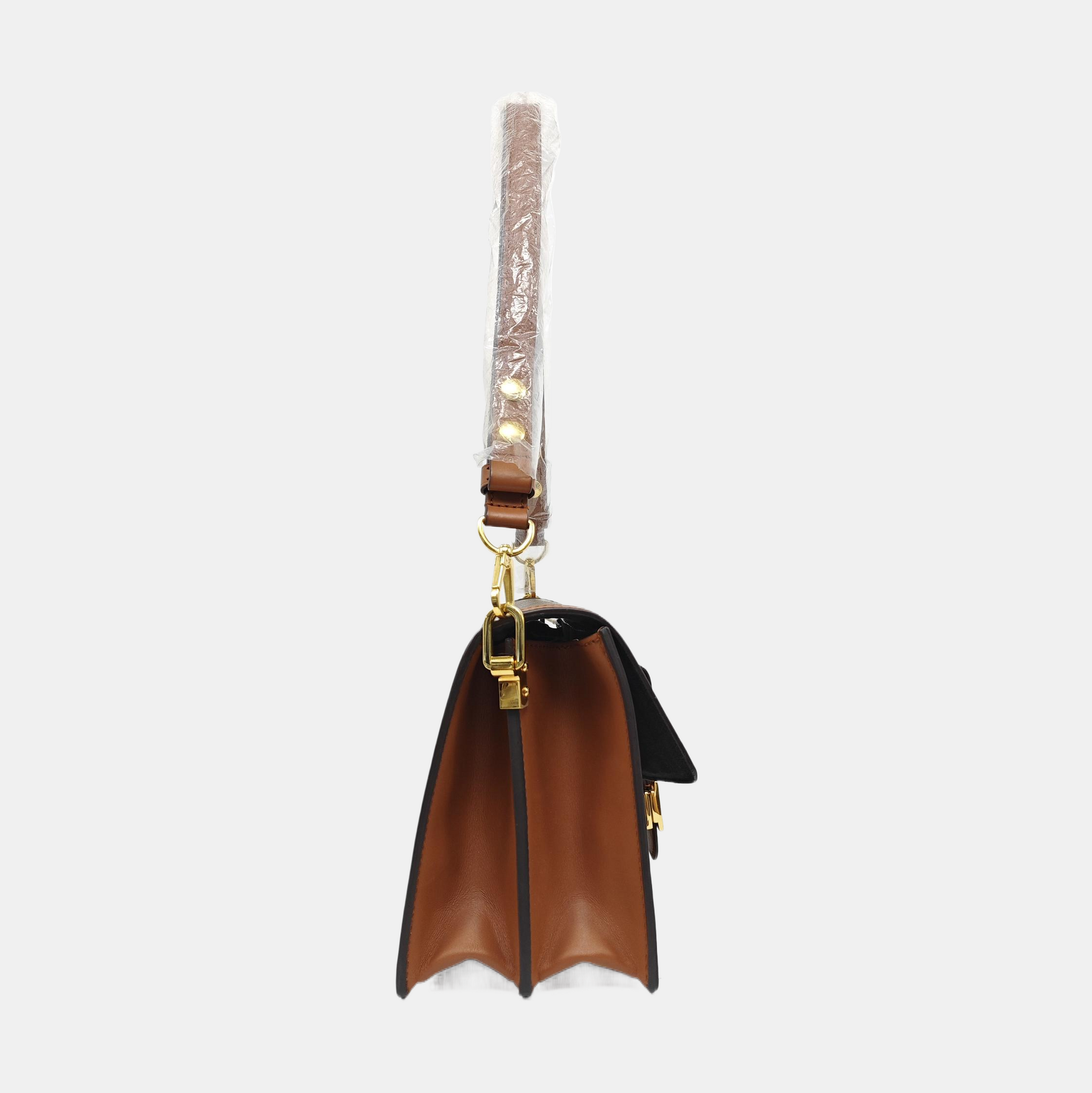 DAUPHINE MM Monogram Coated Canvas Brown