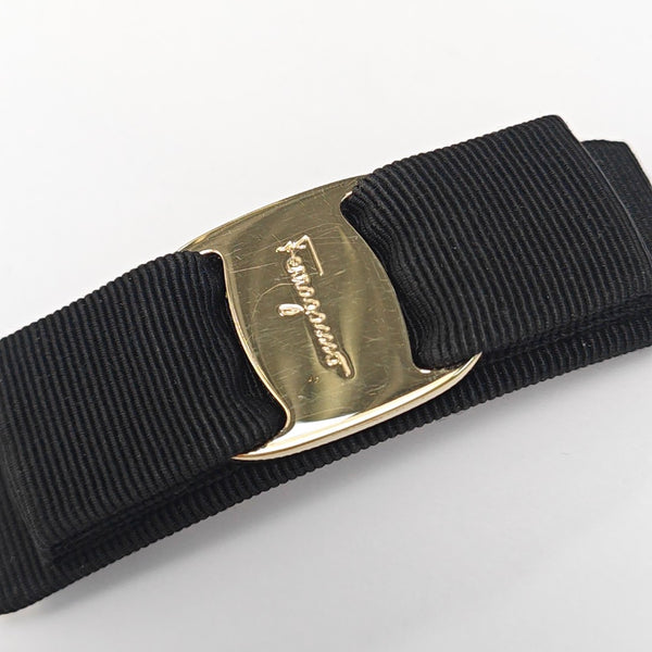 Fabric Hair Clip Black
