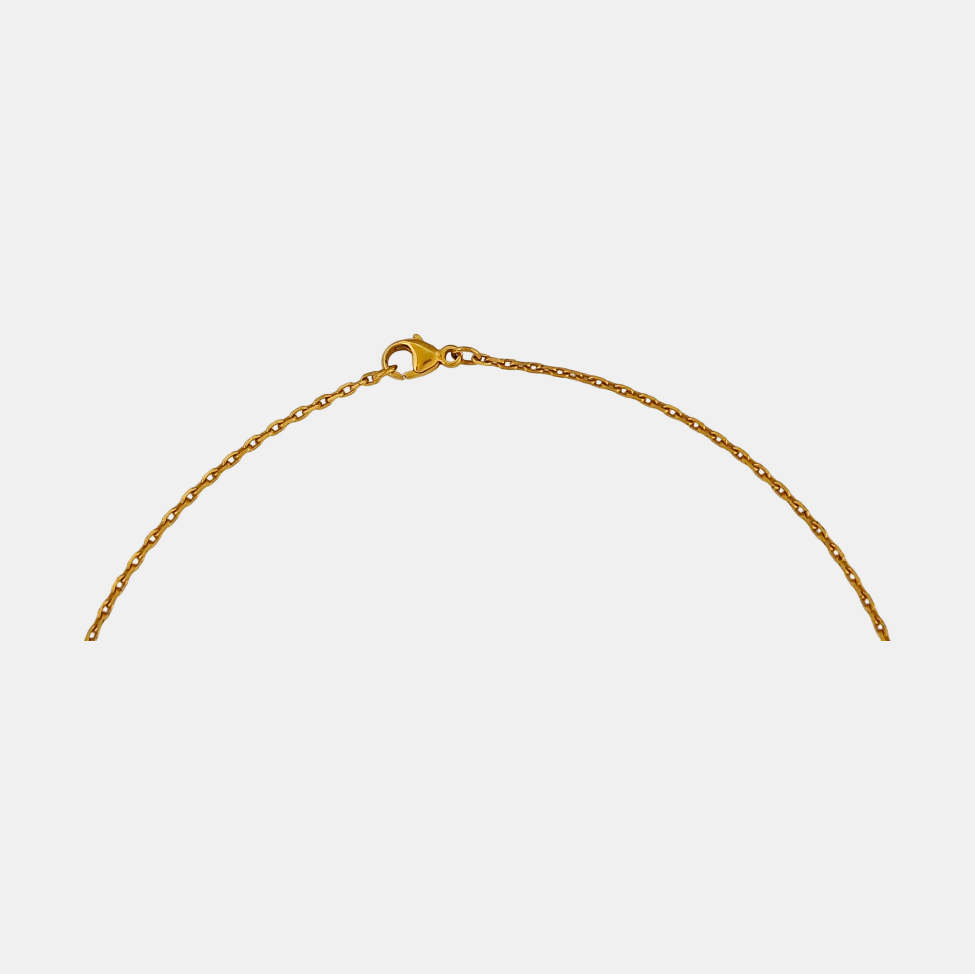 Pop H Metal Gold Necklace