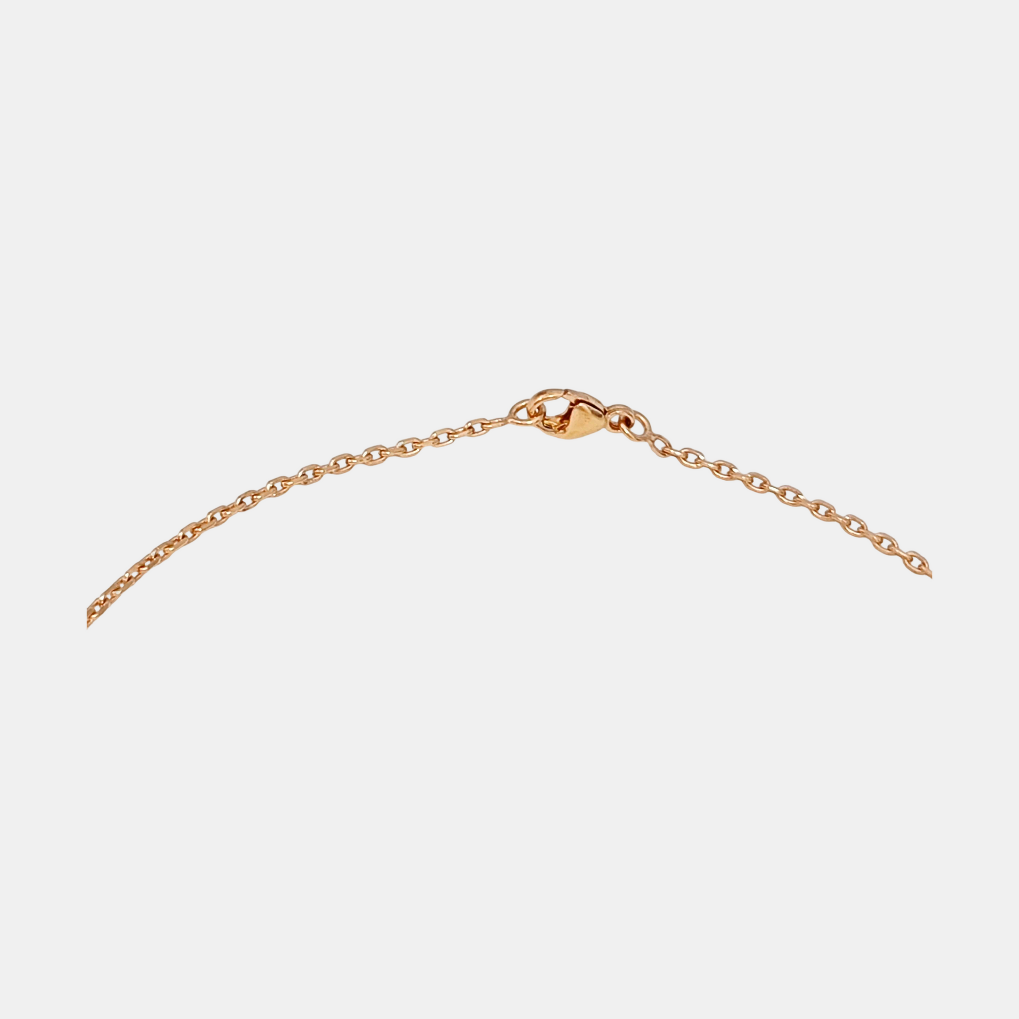 Pop H Metal Rose Gold Necklace
