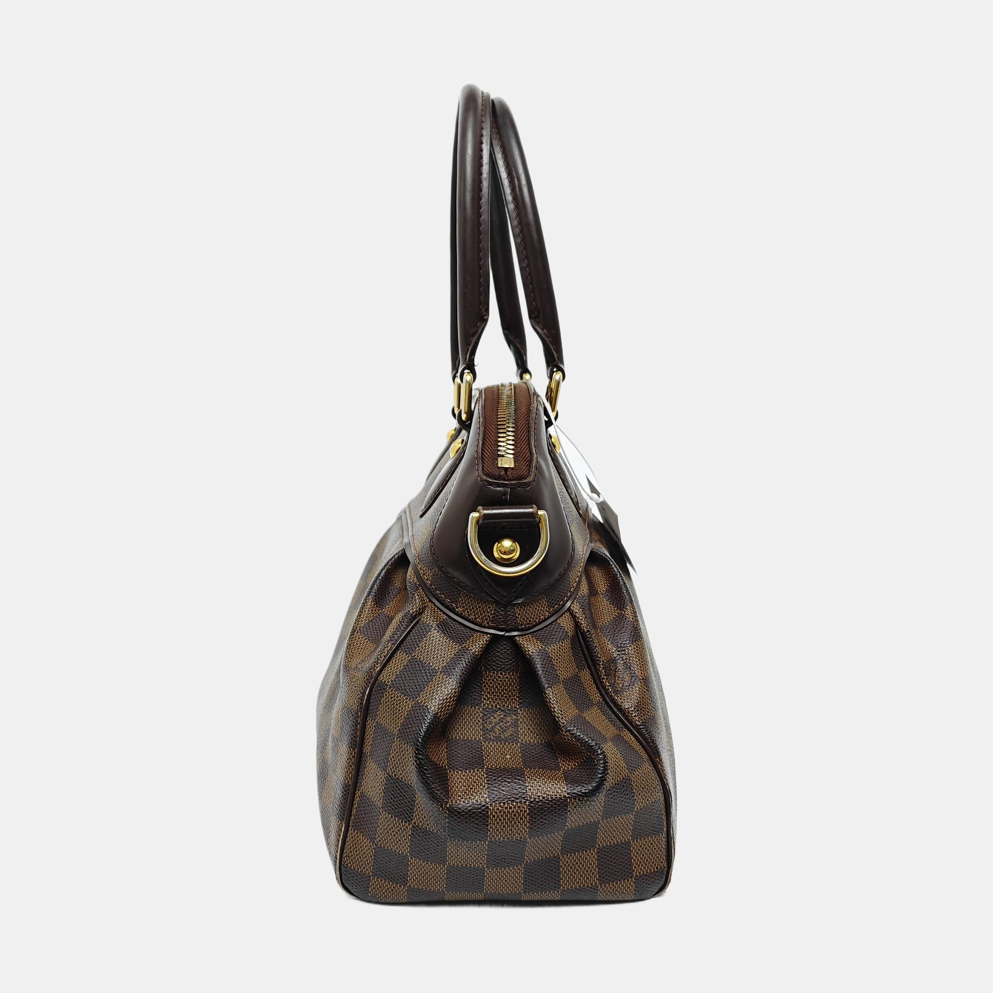 TREVI PM Damier Ebene Coated Canvas Brown