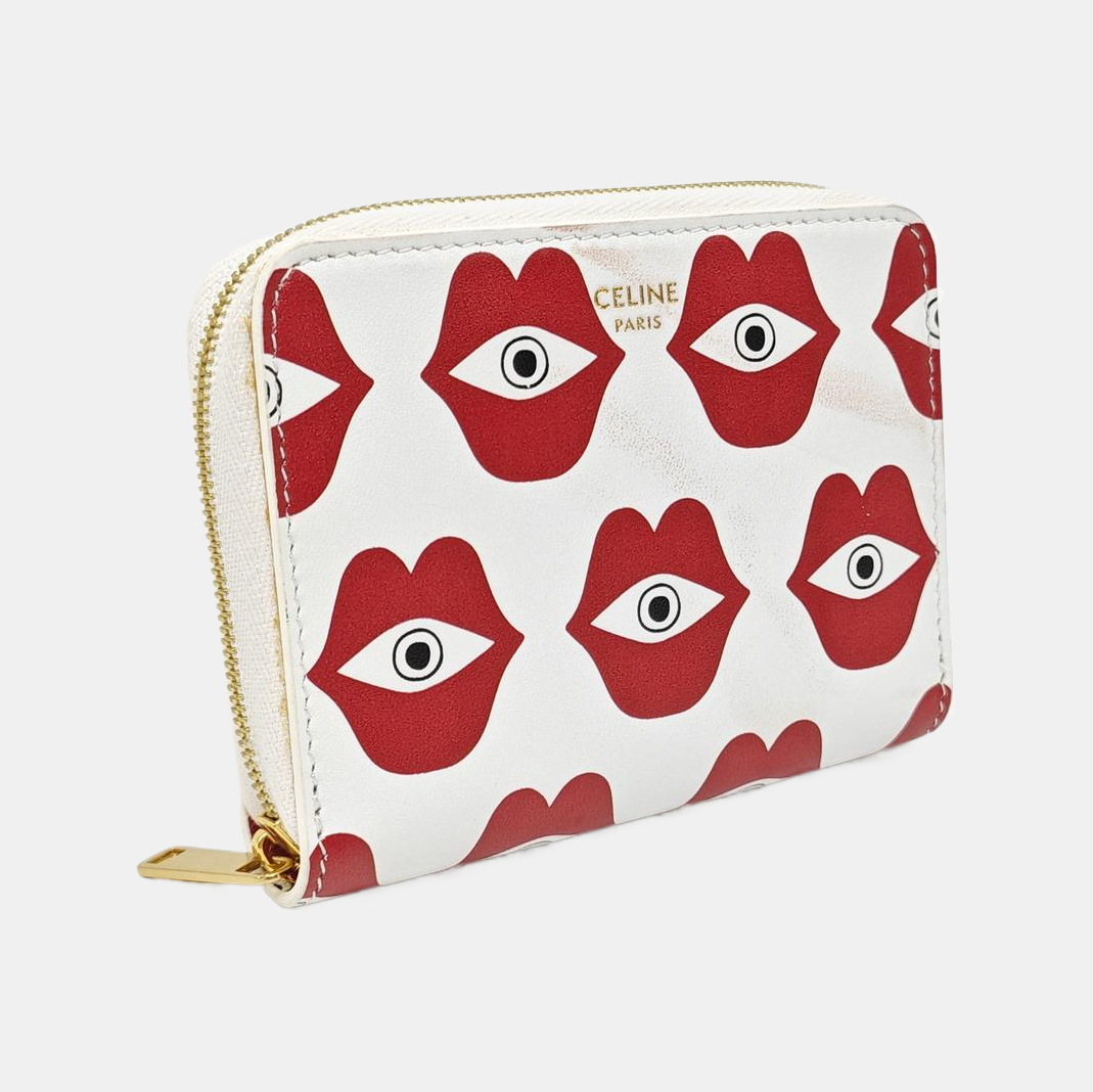 Calfskin Card Holder White