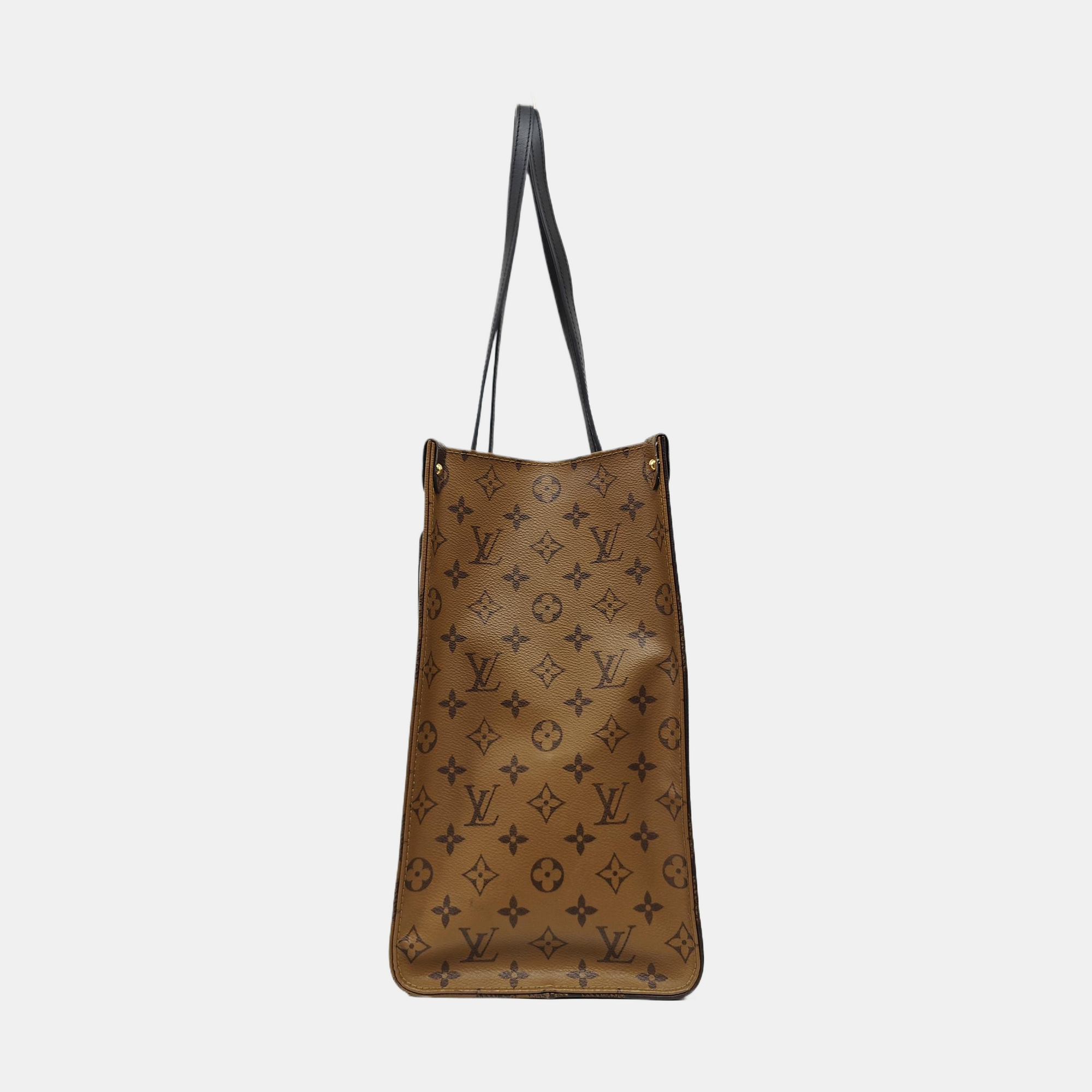 ONTHEGO GM Monogram Coated Canvas Brown