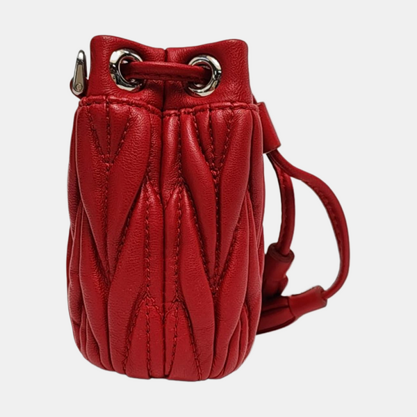 Quilted Lambskin Red