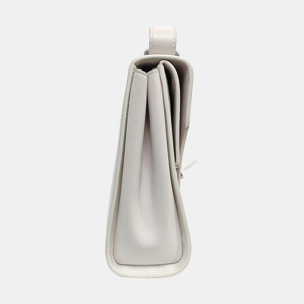 The Clip Calfskin White