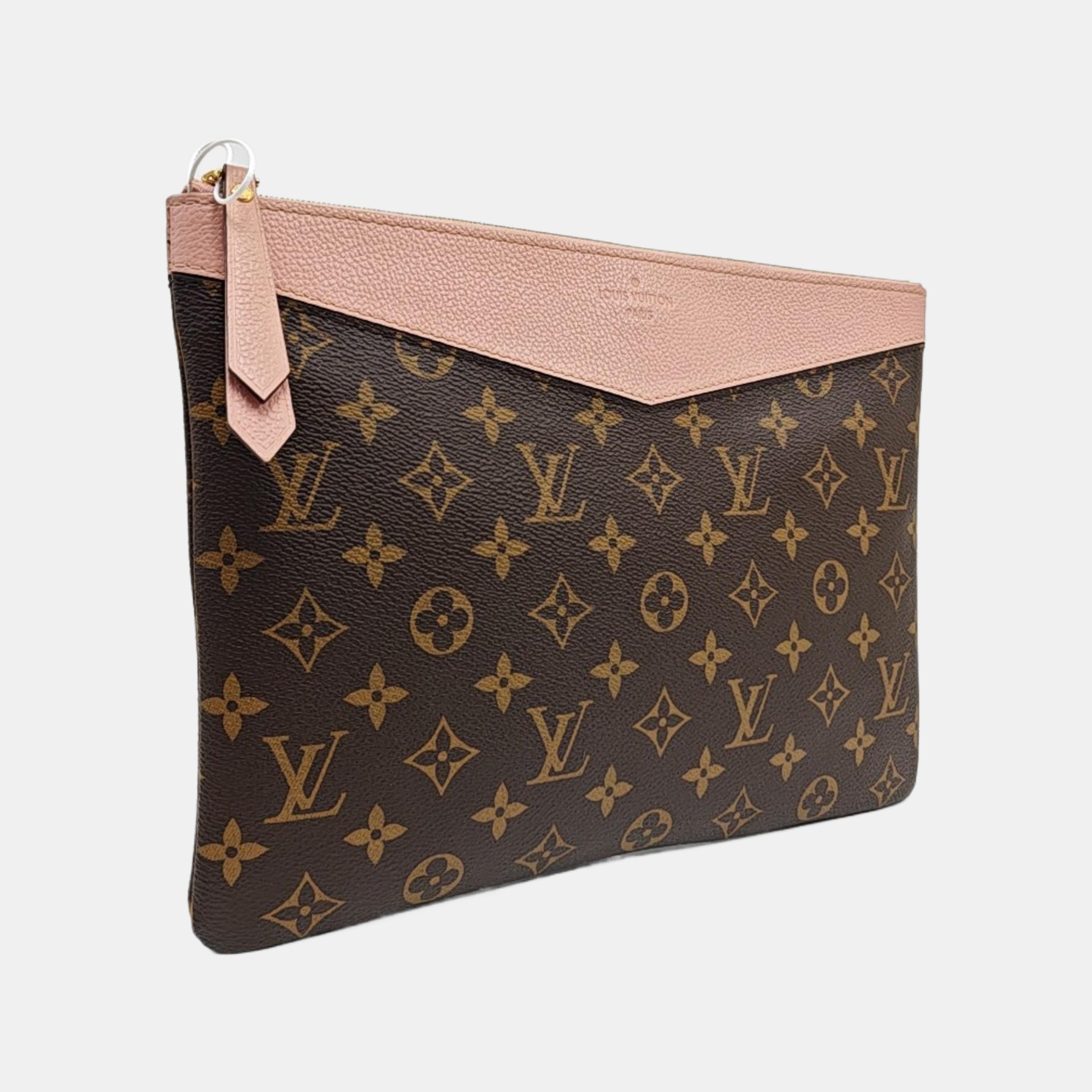 DAILY Monogram Coated Canvas Brown