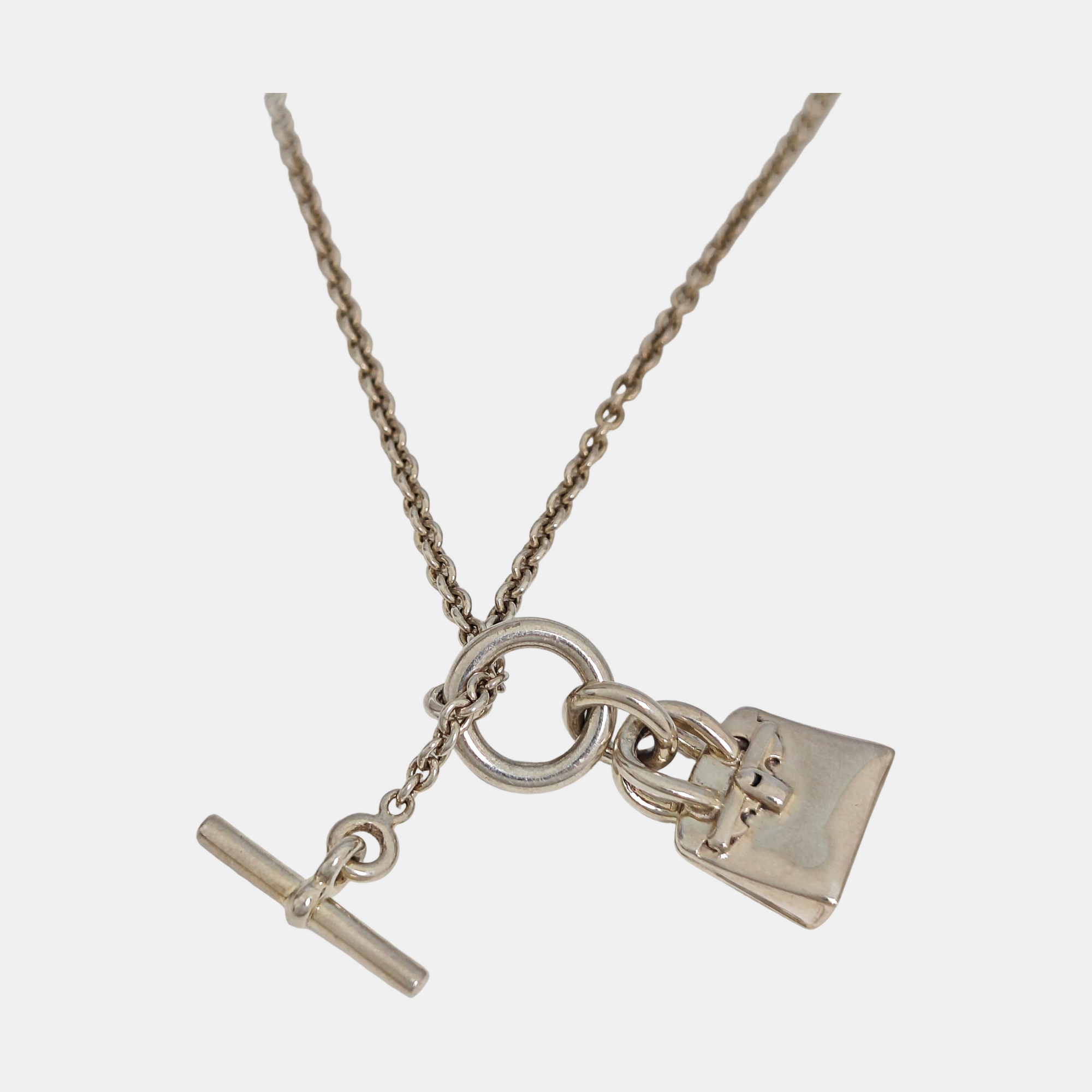 Amulettes Birkin 925 Sterling Silver Necklace