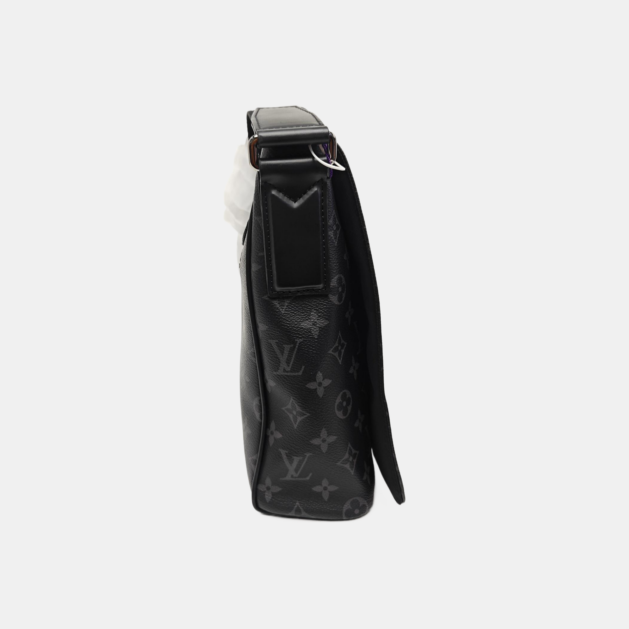 DISTRICT MM Monogram Coated Canvas Black