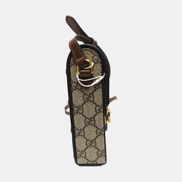Horsebit 1955 Mini Coated Canvas Beige