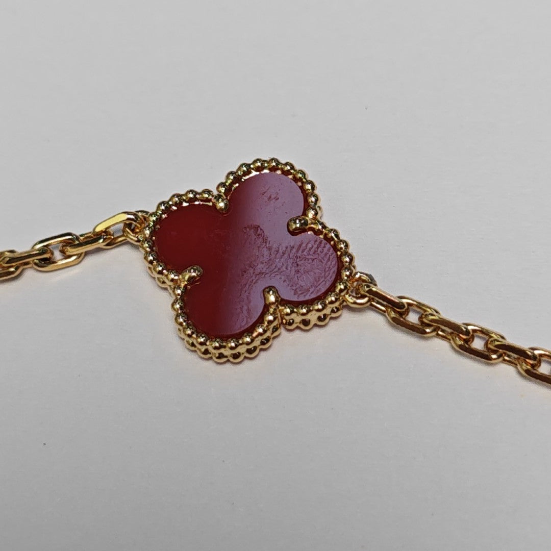 Vintage Alhambra 18k Gold Bracelet