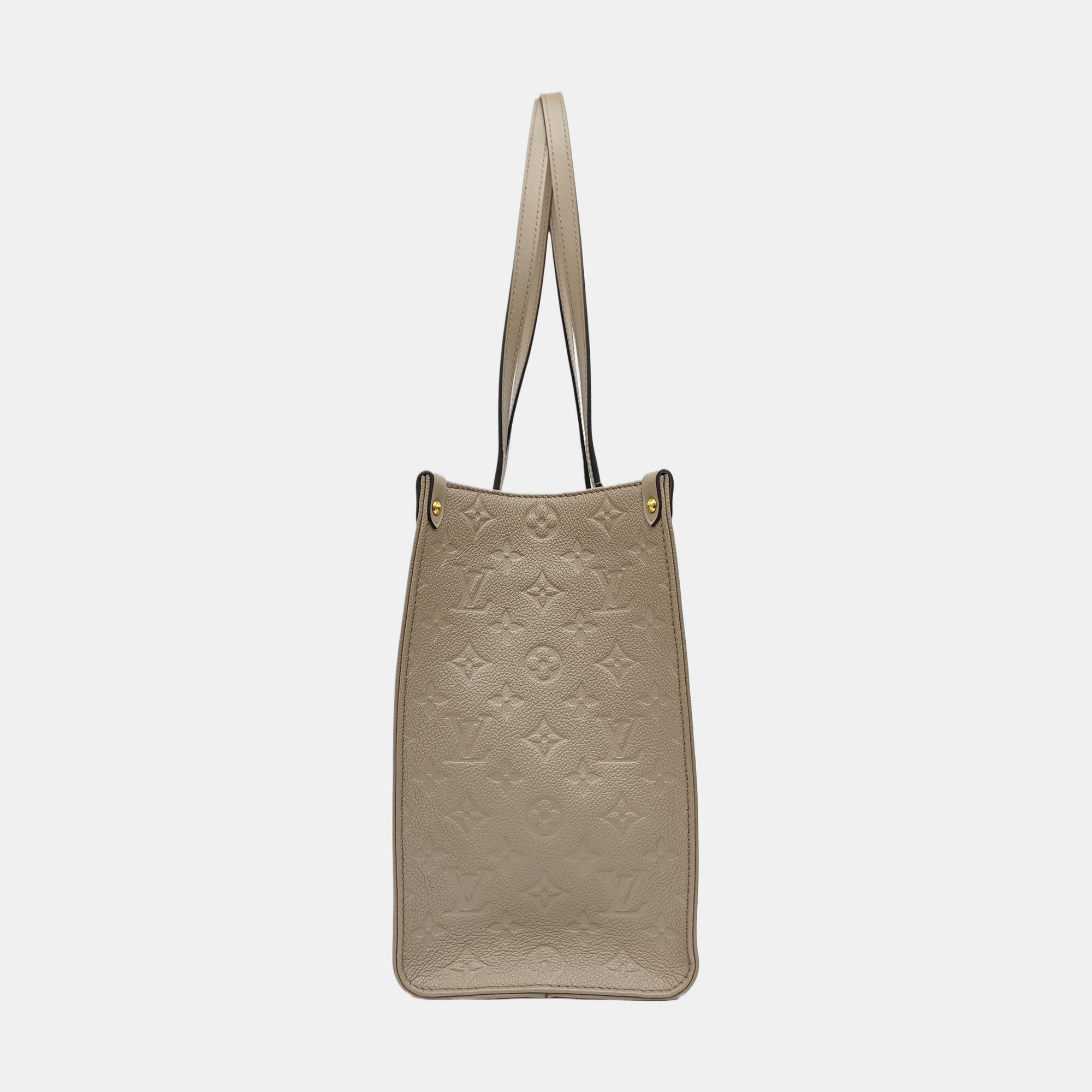 ONTHEGO MM Monogram Calfskin Gray
