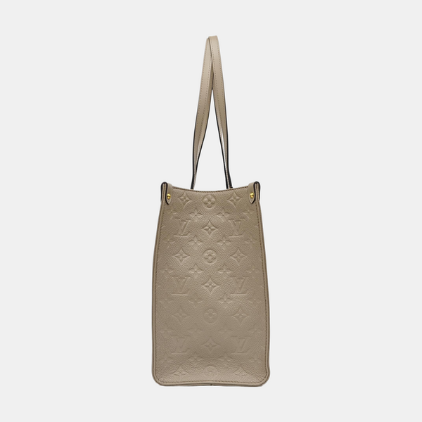ONTHEGO MM Monogram Calfskin Gray