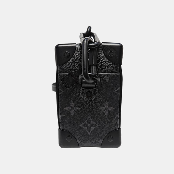 SOFT TRUNK Mini Monogram Coated Canvas Black