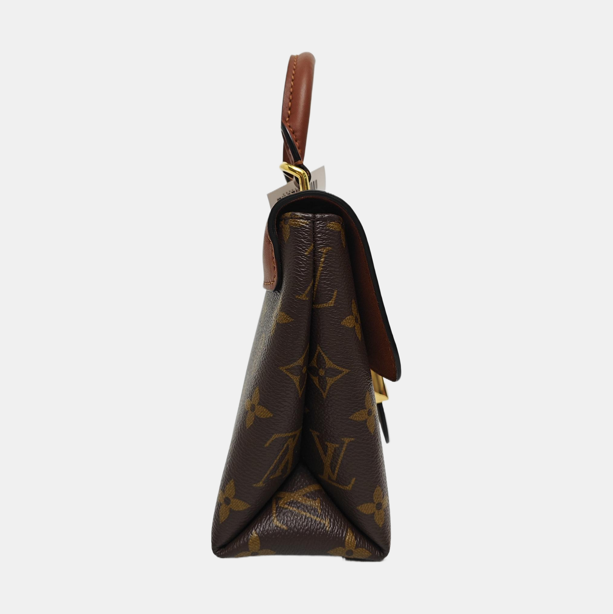 LOCKY BB Monogram Coated Canvas Brown