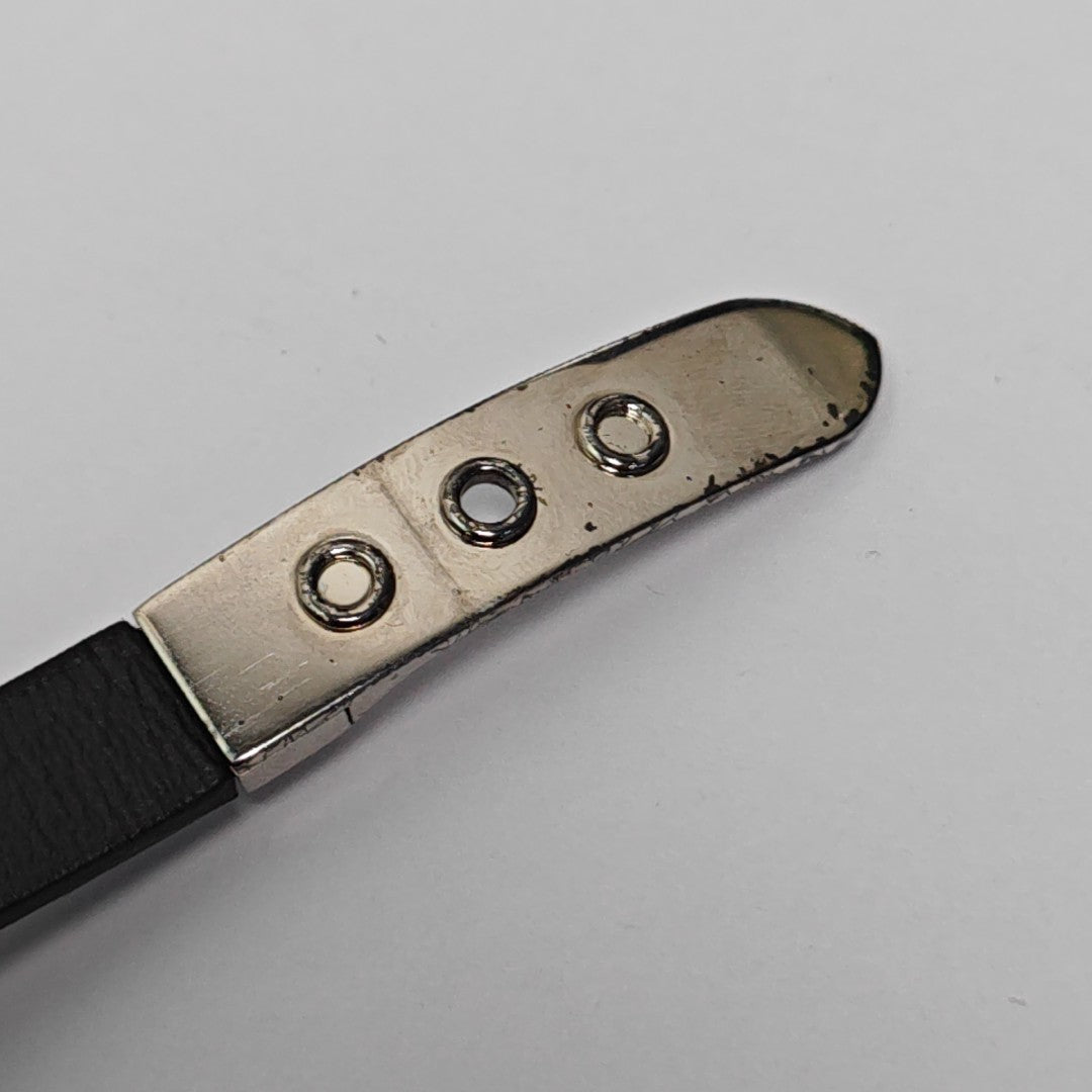 Leather Black Bangle