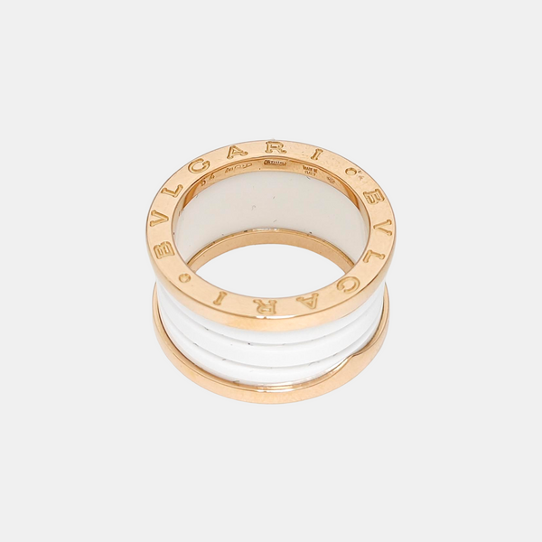 B.ZERO1 18k Rose Gold Ring EU 54
